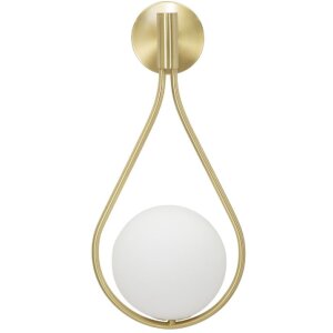 Mauro Ferretti wandlamp Glamy Ablegen E14 24x20x52 cm goud wit