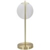 Mauro Ferretti tafellamp Glamy Ablegen E14 25x18x50 cm goud wit
