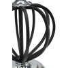 Mauro Ferretti Darky tafellamp zilver E27 Ø 28x44,5 cm zwart zilver