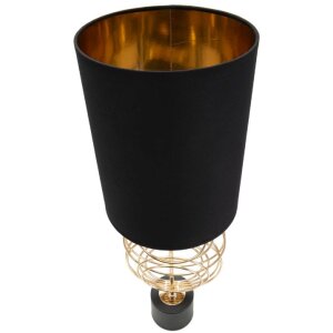 Mauro Ferretti Circly tafellamp E27 Ø 22,5x65 cm goud zwart