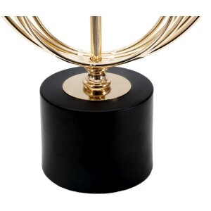 Mauro Ferretti Circly tafellamp E27 Ø 22,5x65 cm goud zwart