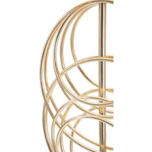 Mauro Ferretti Circly tafellamp E27 Ø 22,5x65 cm goud zwart