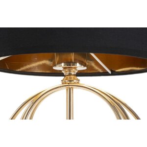 Mauro Ferretti Circly tafellamp E27 Ø 22,5x65 cm goud zwart