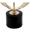 Mauro Ferretti Circly tafellamp E27 Ø 22,5x65 cm goud zwart
