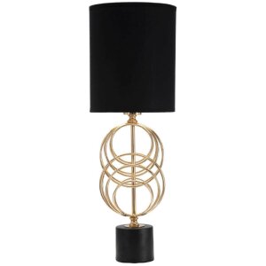 Mauro Ferretti Circly tafellamp E27 Ø 20x58,5 cm goud zwart