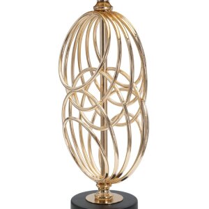 Mauro Ferretti Circly tafellamp E27 Ø 20x58,5 cm goud zwart