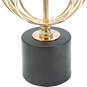 Mauro Ferretti Circly tafellamp E27 Ø 20x58,5 cm goud zwart