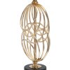 Mauro Ferretti Circly tafellamp E27 Ø 20x58,5 cm goud zwart