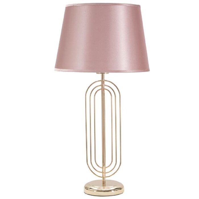 Mauro Ferretti tafellamp Krista E27 Ø 33x64 cm goud roze