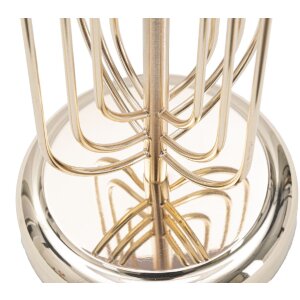 Mauro Ferretti tafellamp Krista E27 Ø 33x64 cm goud roze
