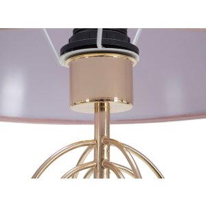 Mauro Ferretti tafellamp Krista E27 Ø 33x64 cm goud roze