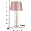 Mauro Ferretti tafellamp Krista E27 Ø 33x64 cm goud roze