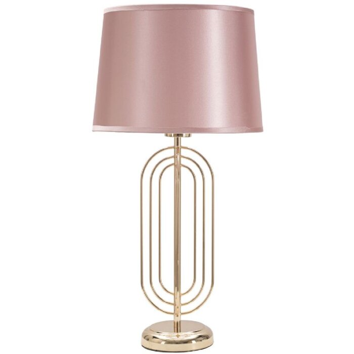 Mauro Ferretti tafellamp Krista E27 Ø 28x55 cm goud roze