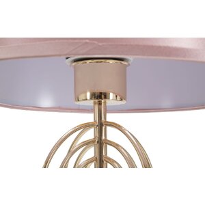 Mauro Ferretti tafellamp Krista E27 Ø 28x55 cm goud roze
