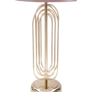 Mauro Ferretti tafellamp Krista E27 Ø 28x55 cm goud roze