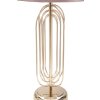 Mauro Ferretti tafellamp Krista E27 Ø 28x55 cm goud roze