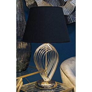 Mauro Ferretti tafellamp Maxt E27 Ø 32,5x53,5 cm goud zwart