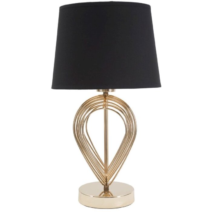 Mauro Ferretti tafellamp Maxt E27 Ø 24x44 cm goud zwart