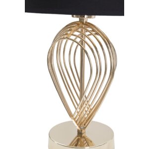 Mauro Ferretti tafellamp Maxt E27 Ø 24x44 cm goud zwart