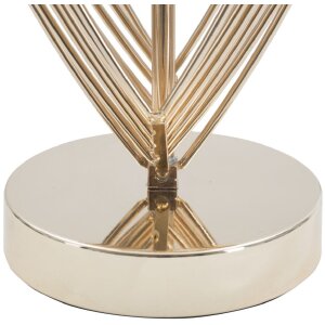 Mauro Ferretti tafellamp Maxt E27 Ø 24x44 cm goud zwart