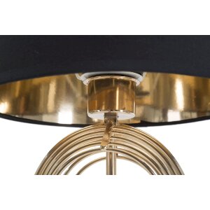 Mauro Ferretti tafellamp Maxt E27 Ø 24x44 cm goud zwart