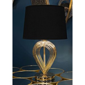 Mauro Ferretti tafellamp Maxt E27 Ø 24x44 cm goud zwart