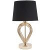 Mauro Ferretti tafellamp Maxt E27 Ø 24x44 cm goud zwart