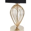 Mauro Ferretti tafellamp Maxt E27 Ø 24x44 cm goud zwart