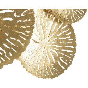 Mauro Ferretti wandlamp Dishi Plus 2-lichts E14 47x13x28 cm goud