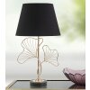 Mauro Ferretti tafellamp blad E27 Ø 30x60 cm zwart goud