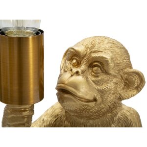 Mauro Ferretti tafellamp monkey E27 17x14,5x25 cm goud