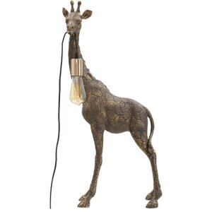 Mauro Ferretti tafellamp Giraffe E27 40x22x80 cm antiek goud