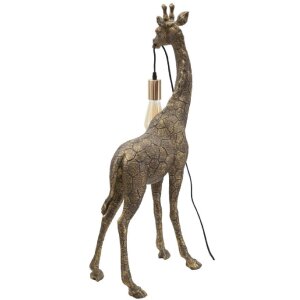 Mauro Ferretti tafellamp Giraffe E27 40x22x80 cm antiek goud