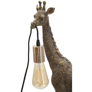 Mauro Ferretti tafellamp Giraffe E27 28x16x60 cm antiek goud