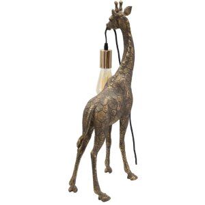 Mauro Ferretti tafellamp Giraffe E27 28x16x60 cm antiek goud