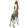 Mauro Ferretti tafellamp Giraffe E27 28x16x60 cm antiek goud