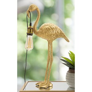 Mauro Ferretti tafellamp Flamingo E27 37x19x59 cm goud