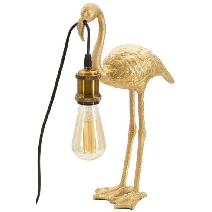 Mauro Ferretti tafellamp Flamingo E27 13x11,5x39,5 cm goud