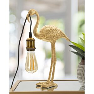 Mauro Ferretti tafellamp Flamingo E27 13x11,5x39,5 cm goud