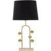 Mauro Ferretti tafellamp bubble E27 Ø 32,5x61 cm zwartgoud