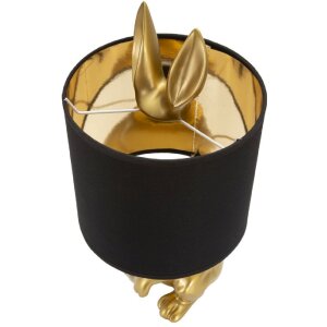 Mauro Ferretti tafellamp rabbit E27 Ø 20x43 cm goud zwart