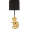 Mauro Ferretti tafellamp sitting monkey E27 Ø 20x51,5 cm goud zwart