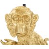 Mauro Ferretti tafellamp sitting monkey E27 Ø 20x51,5 cm goud zwart