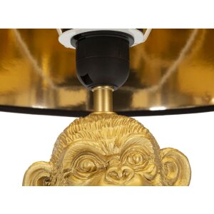 Mauro Ferretti tafellamp monkey mum E27 Ø 30x49 cm goud zwart