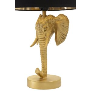 Mauro Ferretti tafellamp olifant E27 Ø 25x43 cm goud zwart
