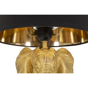 Mauro Ferretti tafellamp olifant E27 Ø 25x43 cm goud zwart