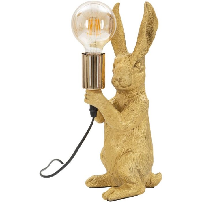 Mauro Ferretti tafellamp rabbit E27 13x17x35,5 cm goud