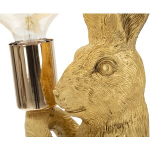 Mauro Ferretti tafellamp rabbit E27 13x17x35,5 cm goud