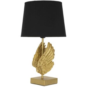 Mauro Ferretti tafellamp wing E27 Ø 25x45 cm goud zwart