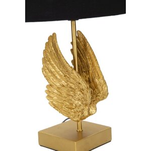Mauro Ferretti tafellamp wing E27 Ø 25x45 cm goud zwart